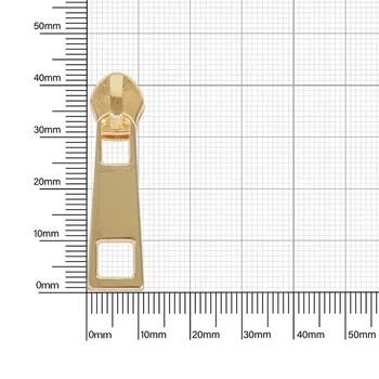 Бегунок №5 (Т5) 16922 светлое золото полированное на витую молнию
