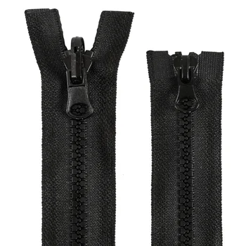 Молния тракторная №5 (Т5) с перекидным разъем. 45 cm, чёрный