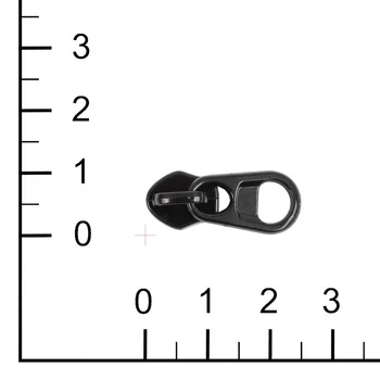 Бегунок №5 (Т5) black на витую молнию реверс 11163 3, coating black